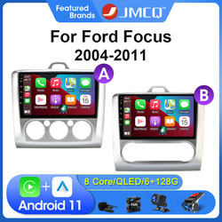 Lecteur vidÃ©o de limitation d'autoradio Android 11, 2Din, 4G, navigation, unitÃ© principale Carplay pour Ford Focus 2, 3, Mk2, MK3, 2004-2011 small picture n° 1