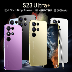 Smartphone S23 Ultra débloqué, téléphone portable, écran HD 6.8, téléphone portable d'origine, 16G + 1T, 5G, touristes, SIM, Android, 72MP, 7800mAh, matin small picture n° 2