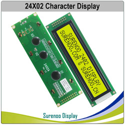 Surenoo-Ã‰cran LCD avec rÃ©troÃ©clairage LED, Ã©cran LCM, bleu, jaune, vert, 24x2, 242 Rick Tech, 2402 small picture n° 2