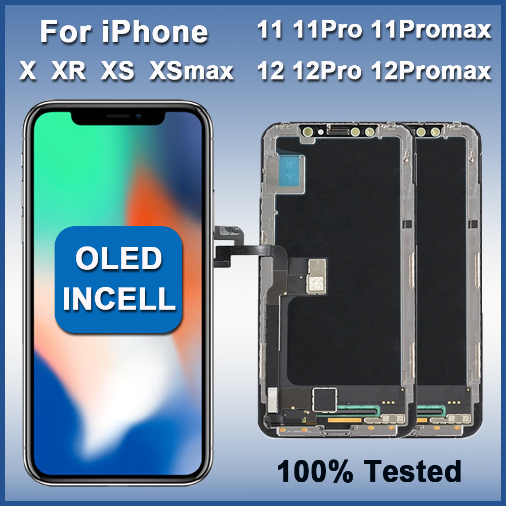 Ensemble écran tactile LCD OLED, AAA +++, 3D, pour iPhone X, Poly, XS Max, 11, 12 Pro Max n° 1