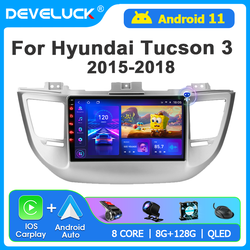 Autoradio Android 11, Navigation GPS, Carplay, DVD, Lecteur VidÃ©o, StÃ©rÃ©o, 2 Din, Limitation, pour Voiture Hyundai 4.3, son 3, feat 35 (2015-2018)