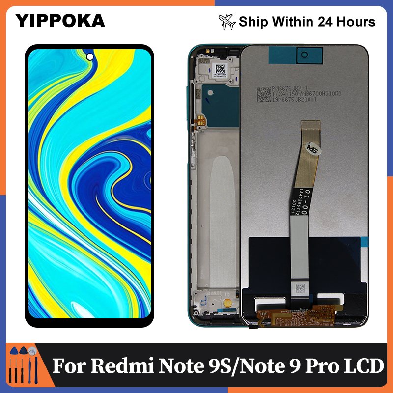 Ã‰cran tactile LCD de remplacement, 6.67 pouces, pour Xiaomi Redmi Note 9 Pro 9S, original n° 1