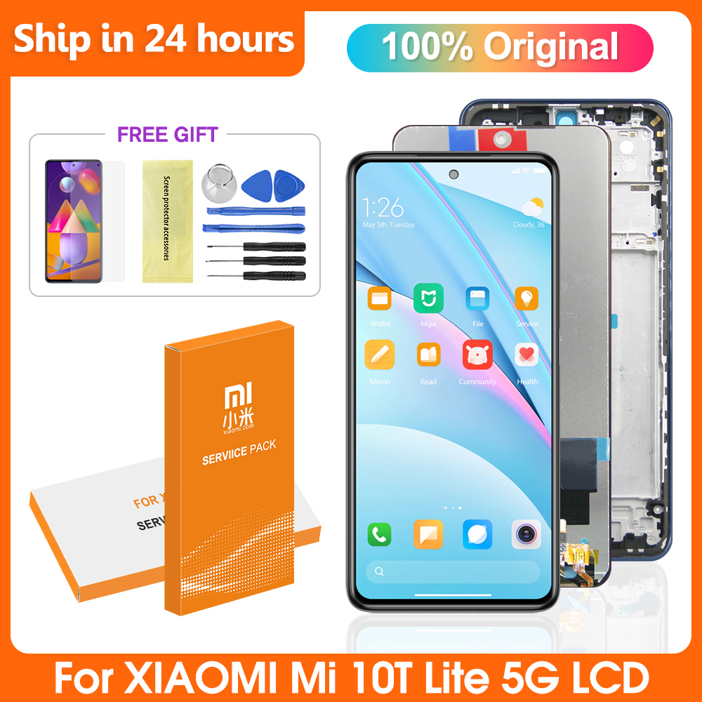 Ensemble Ã©cran tactile LCD de remplacement, 6.67 pouces, pour Xiaomi Mi 10T Lite 5G n° 1