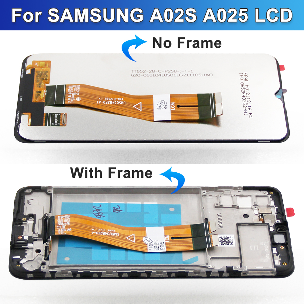 6.5 en effet d'origine pour Samsung A02s A025 SM-A025F lWindÃ©cran tactile HÃ©bergements eur assemblÃ©e remplacement pour Samsung A02s affichage n° 6