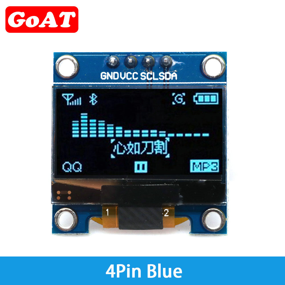 Carte d'Ã©cran LCD pour Ardu37, technologie d'affichage OLED blanche sÃ©rie, certification ROHS, OLED IIC, 0.96 pouces, X64 I2C SSD1306, 12864 n° 5