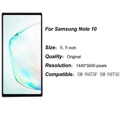 Ensemble Ã©cran tactile LCD OLED, avec couverture arriÃ¨re, pour Samsung Galaxy Note 10 Plus N975 N9750 small picture n° 3