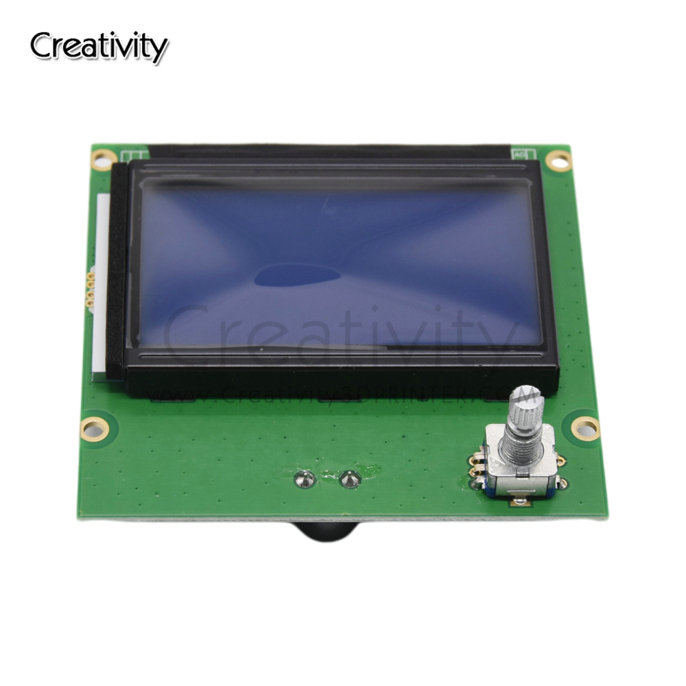 PiÃ¨ces d'imprimante 3D Ender3 12864 Ã©cran LCD panneau de commande bleu avec accessoires de cÃ¢ble pour imprimante 3D Ender 3/CR-10 n° 4