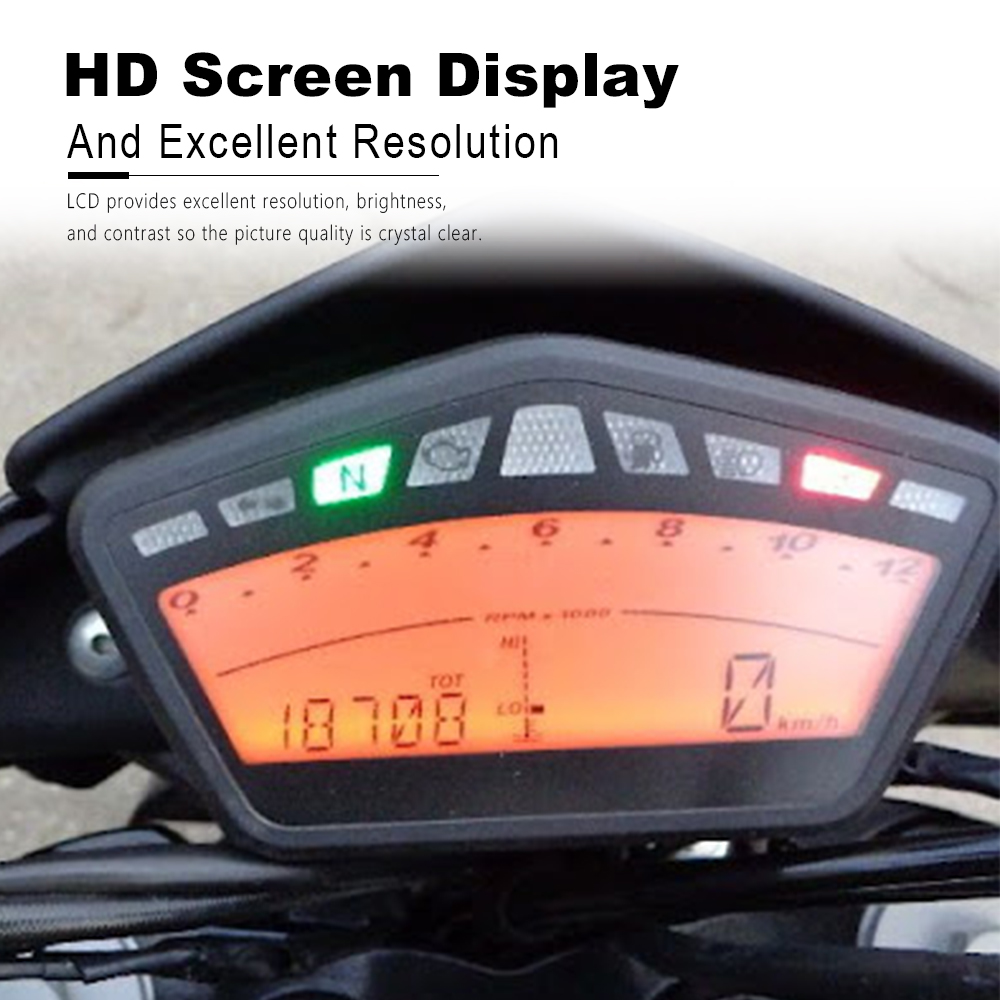 Ã‰cran LCD pour DucSauHyperendants ard 796, Accessoires 2010-2013, Compteur de Vitesse, Odomcirculation, TachymÃ¨tre, PiÃ¨ces DÃ©tachÃ©es, Moto n° 3