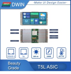 Dwin-Panneau tactile rÃ©sistif pour Ardu37, Ã©cran LCD TFT HMI, technologie TN TTL, RS232, DMG80480Y070 _ 02NN, NR, 7 pouces, 800x480 small picture n° 3