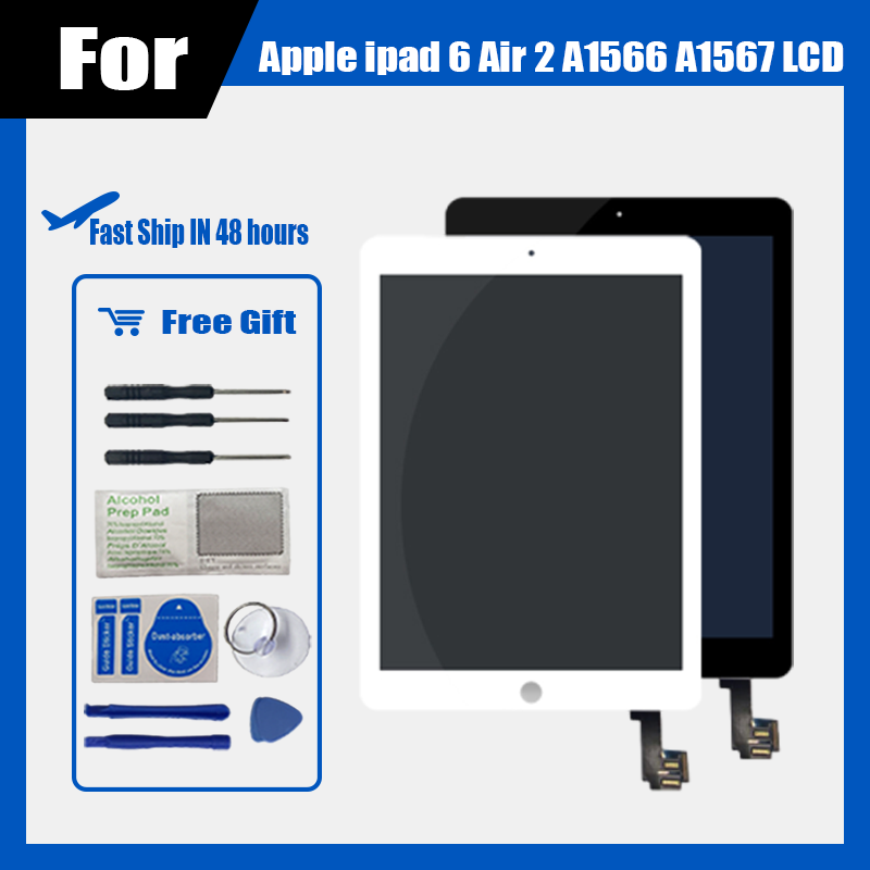 Ensemble écran tactile LCD de remplacement, 9.7 pouces, pour iPad 6 Air 2 A1567 A1566, avec outils, nouveauté n° 1