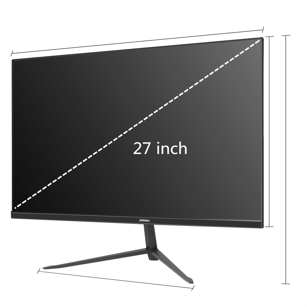 Ã‰cran IPS LCD de 27 pouces 1080P, 75Hz, pour ordinateur de bureau Gamer, compatible avec VGA et HDMI n° 3