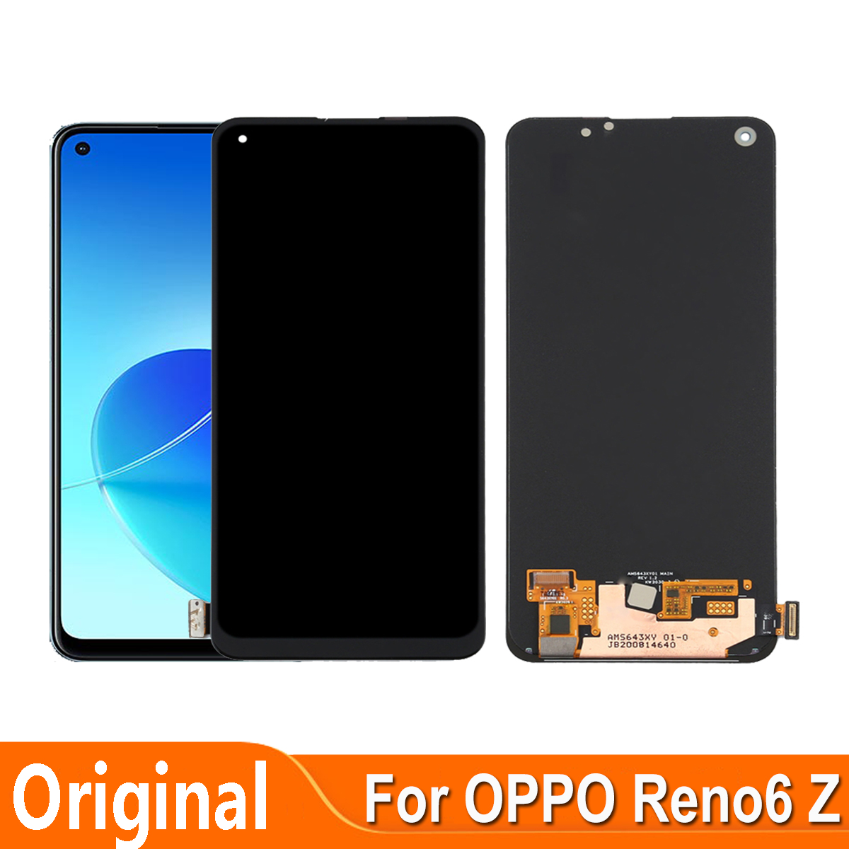 Ensemble Ã©cran tactile LCD de remplacement, pour OPPO Reno6 Z 6Z CPH2237, original n° 1