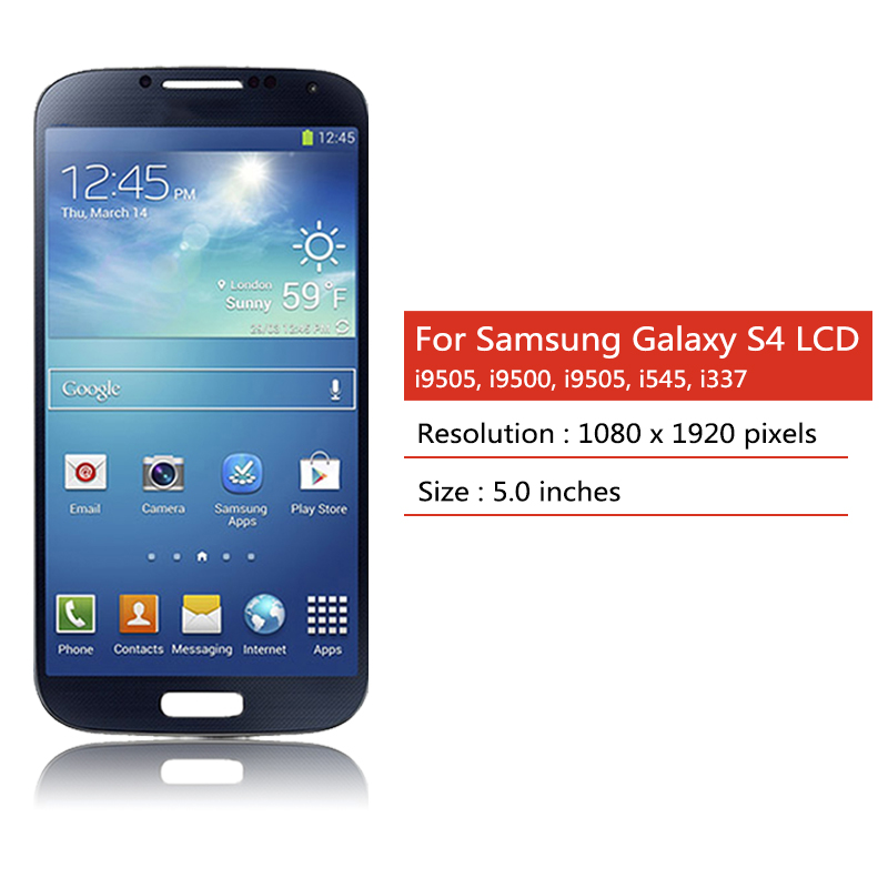 Ã‰cran tactile LCD Super AMOLED de 5.0 pouces, pour Samsung Galaxy S4 i9500 i9affair i9Snowboard i337 n° 2