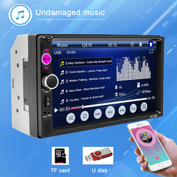 Autoradio avec Ã‰cran Tactile et Lecteur de Limitation, MP5, Bluetooth, USB, TF, FM, CamÃ©ra, 2 Din, 7 Pouces HD small picture n° 5