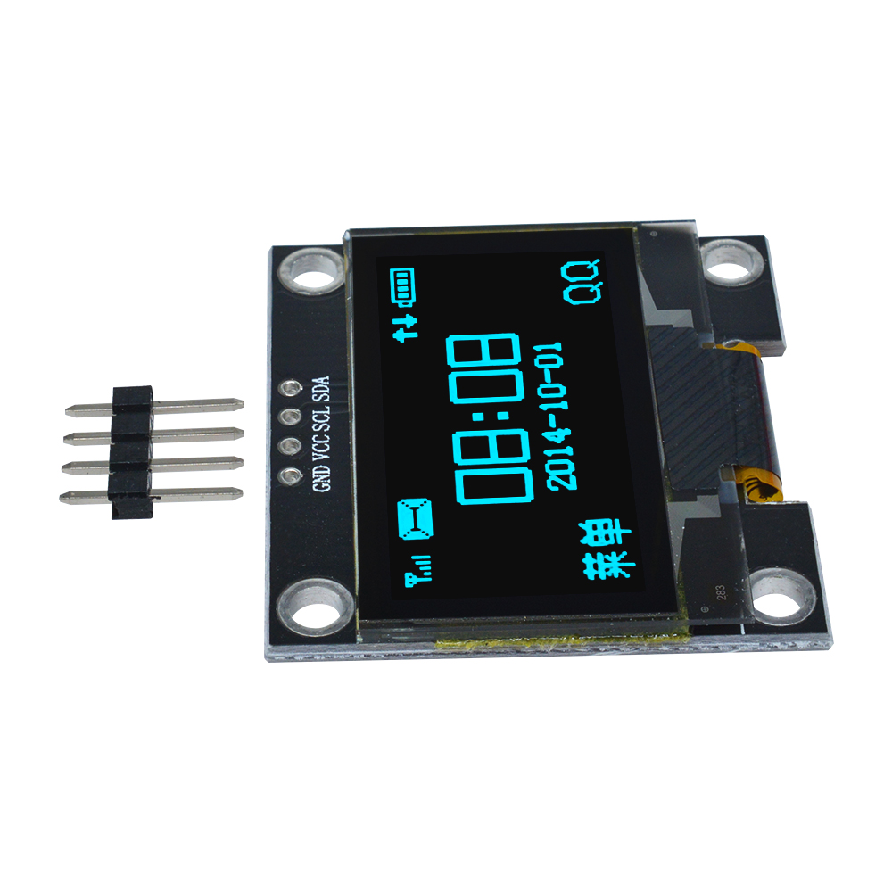 Ã‰cran LCD OLED numÃ©rique pour Ardu371.3, carte d'Ã©cran, technologie blanche et bleue, 4 broches, 1.3 pouces, 128 pouces, IIC, I2C, sÃ©rie 12864x64, SSH1106 n° 4