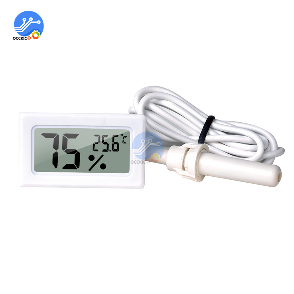 ThermomÃ¨tre et hygromÃ¨tre numÃ©rique FY-12, moniteur d'humiditÃ©, testeur, Mini Ã©cran LCD, dÃ©tecteur de tempÃ©rature et d'humiditÃ©, incubateur n° 3