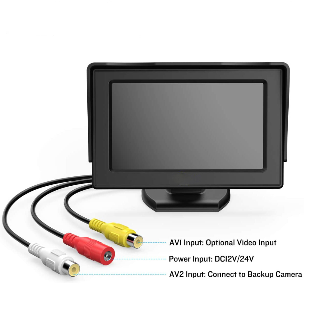 Ã‰cran LCD AHD de voiture de 4.3 pouces avec 1280x720, moniteur de haute qualitÃ© n° 2