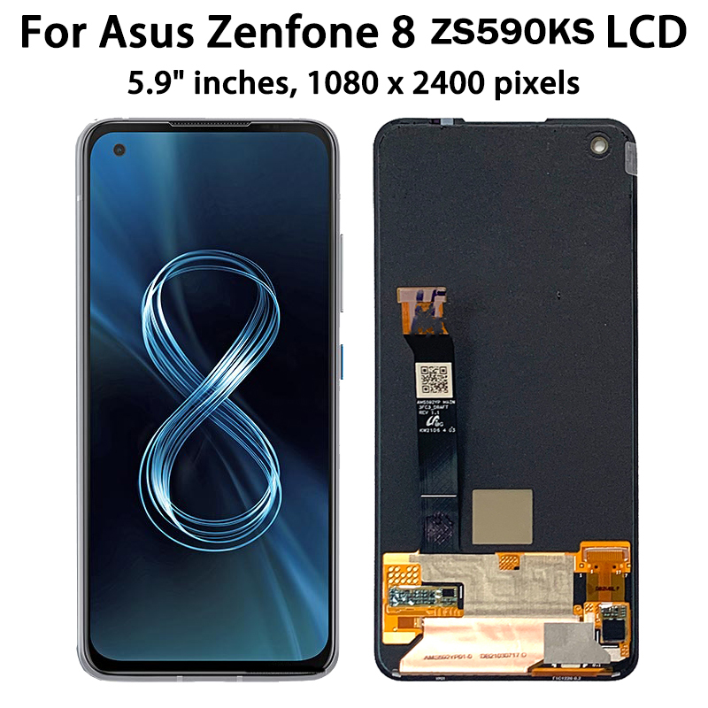 AMOLED d'origine pour Bali Zenfone 8 ZS590KS-2A007EU I006D LCD Ã©cran tactile HÃ©bergements eur pour Zenfone 8z cadre LCD 5.9 n° 3