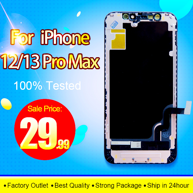 Ã‰cran LCD OLED de Remplacement, pour iPhone 12mini 12 Pro X Xs Xr 11 12 13 Pro Max, Prix de Gros en Usine n° 1