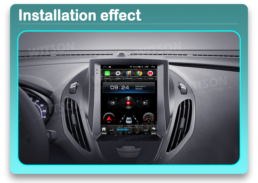 WITSON-Limitation de voiture, Android 13, Ford B-Max, Ford ATIC Courier, Ford Tourneo 2012, 2015, 2016, 2017 n° 5