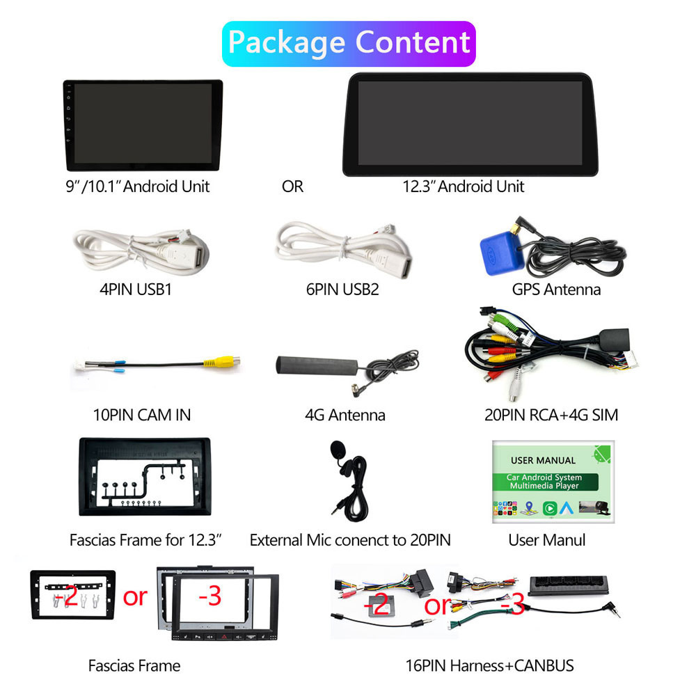 Autoradio Android 2K avec GPS et Carplay, UnitÃ© Centrale pour Volkswagen Vw Touareg 7l 2002 2003 2004 2005 2006 2007 2008 2009 2010 n° 5