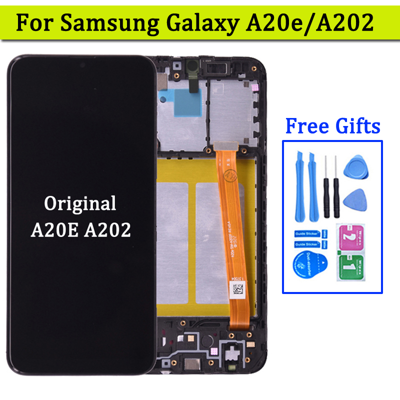 Ensemble Ã©cran tactile LCD de remplacement, pour Samsung Galaxy A20e AAthA202F, original n° 1