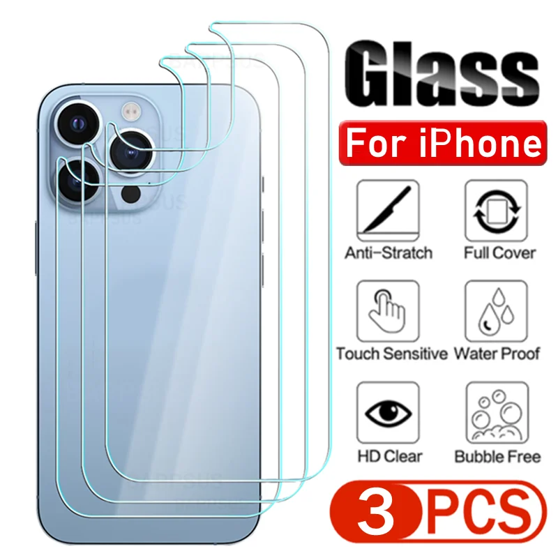 Film de protection d'Ã©cran en verre pour iPhone, verre arriÃ¨re pour iPhone 15, 14 Plus, 13, 12 Pro Max, Mini, Film de protection pour iPhone15, 15PM, 14 ProMax, Guatemala n° 1