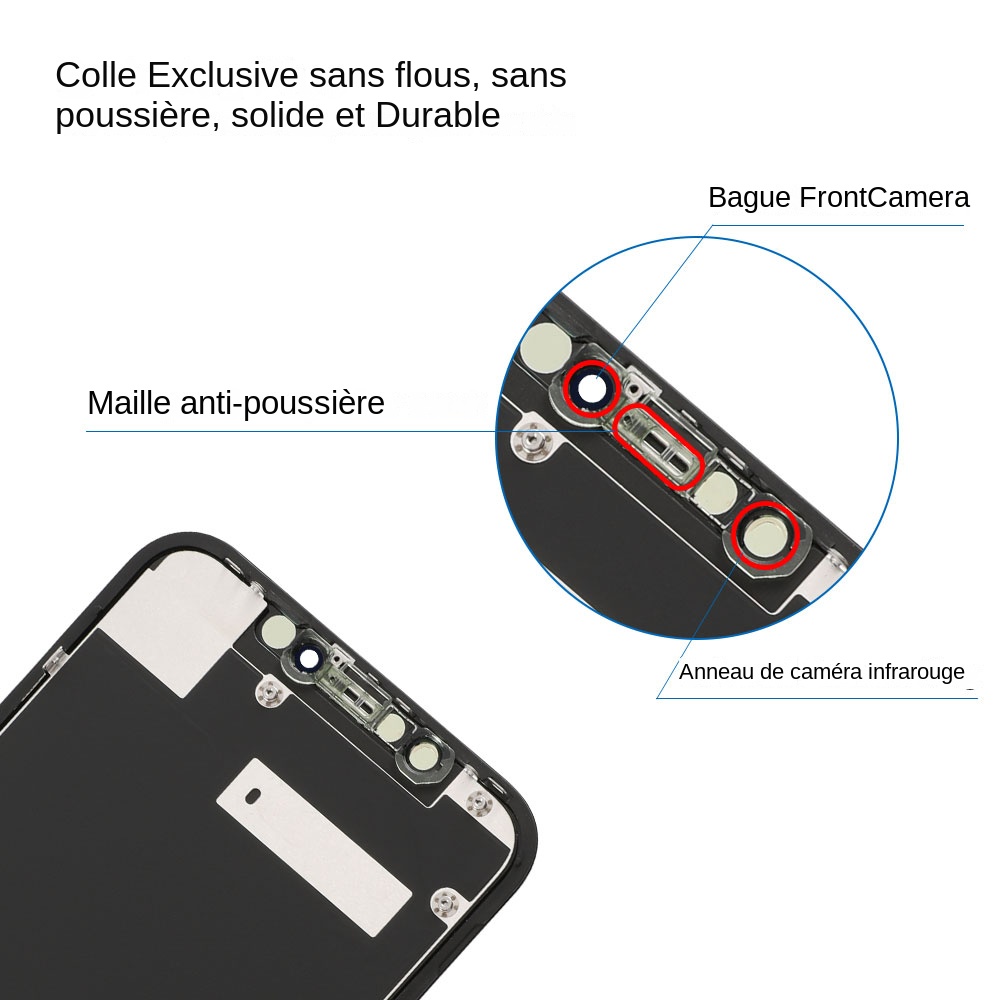 Elekworld â€“ ensemble Ã©cran tactile LCD 3D incell, pour iPhone XR, sans Pixel mort, meilleur choix n° 4