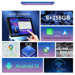 Autoradio 9 Android 13, 4G, WiFi, DSP, Navigation GPS, Carplay, Lecteur VidÃ©o, 2 DIN, Limitation, pour Voiture KIT 207 (2006-2015) small picture n° 2