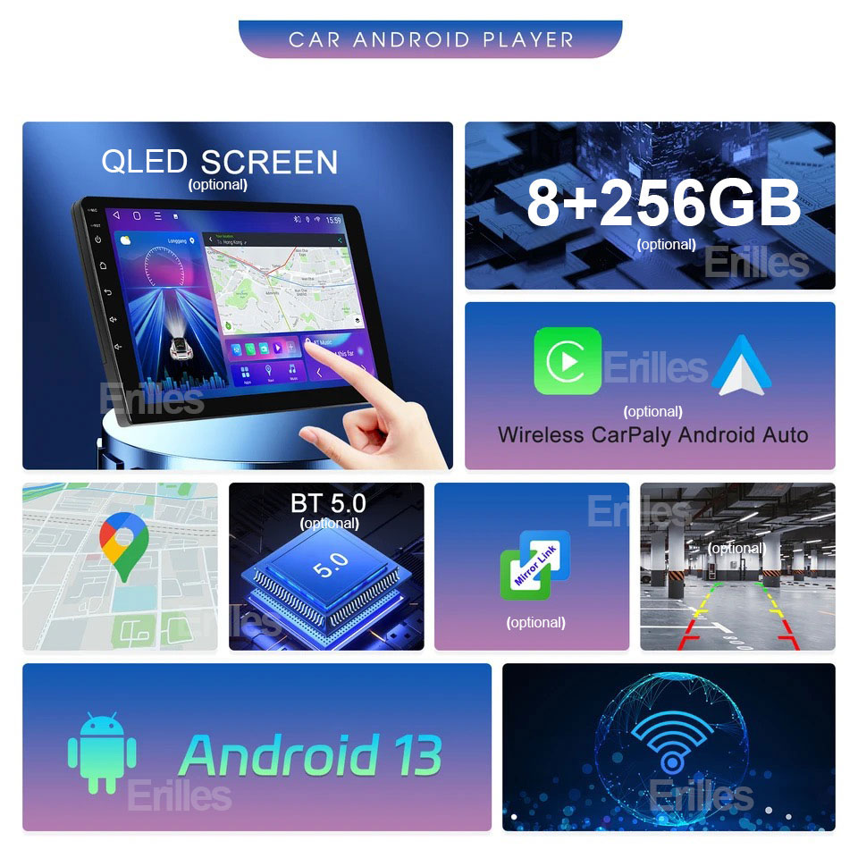 Autoradio Android 13 de 10.1 Pouces avec Navigation GPS et Audio StÃ©rÃ©o, Lecteur de Limitation VidÃ©o pour Voiture Renault Clio 3 4 (2012-2015, 2016-2018) n° 2