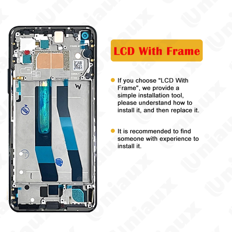 Ã‰cran tactile LCD AMOLED de remplacement pour Xiaomi Mi 11 Lite, 6.55 d'origine, Mi 11 Lite, 5G, M210, verrerie, 9AG n° 2