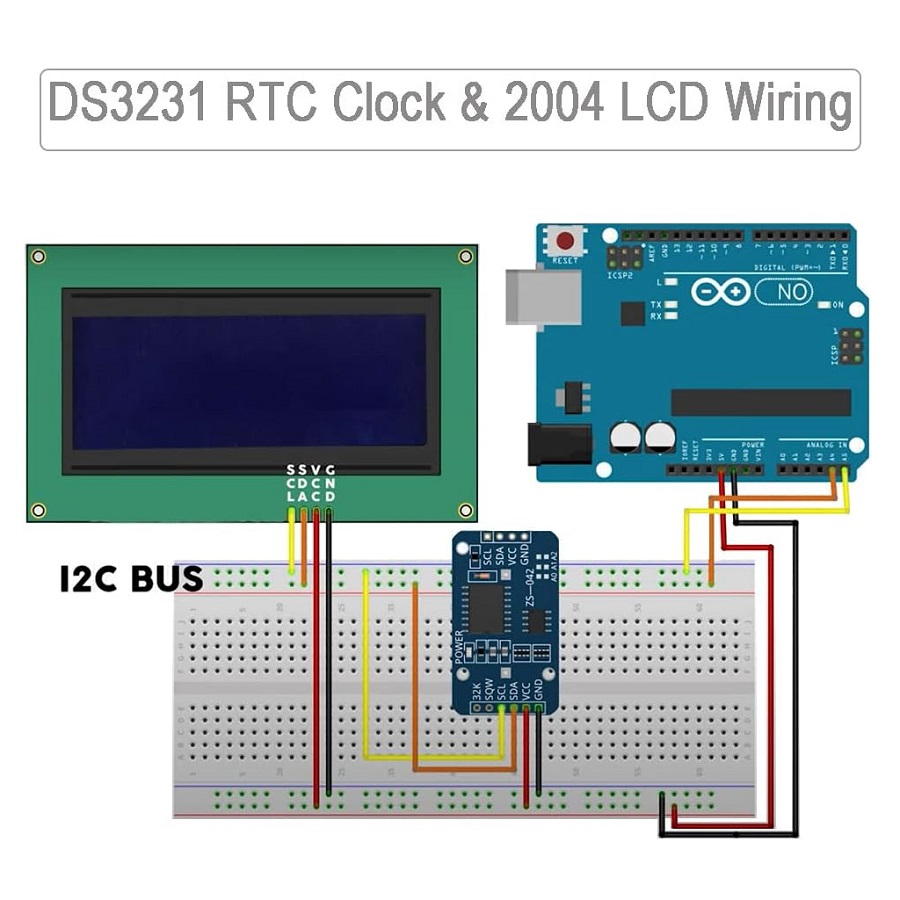 Hosp2004 + I2C LCD Display Tech, 20x4, rick, 2004A, HD44780, IIC, I2C, Adaptateur petsÃ©rie, Ã‰cran bleu et vert pour Ardu37 n° 5