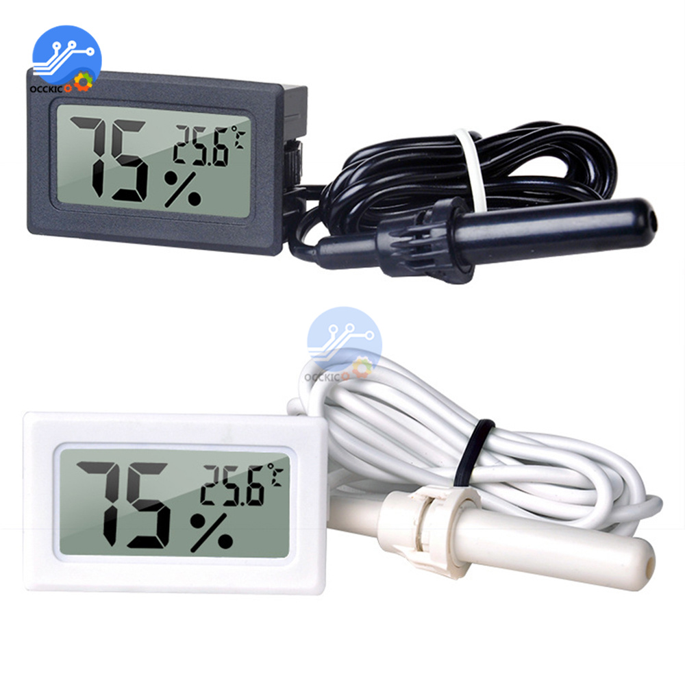 ThermomÃ¨tre et hygromÃ¨tre numÃ©rique FY-12, moniteur d'humiditÃ©, testeur, Mini Ã©cran LCD, dÃ©tecteur de tempÃ©rature et d'humiditÃ©, incubateur n° 1