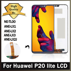 Ã‰cran tactile LCD d'origine pour Huawei P20 Lite P20lite, HÃ©bergements eur pour Huawei Nova merveilleuse novamerveilleuse LCD ANE-LX1 Ã©cran ANE-LX2 small picture n° 1