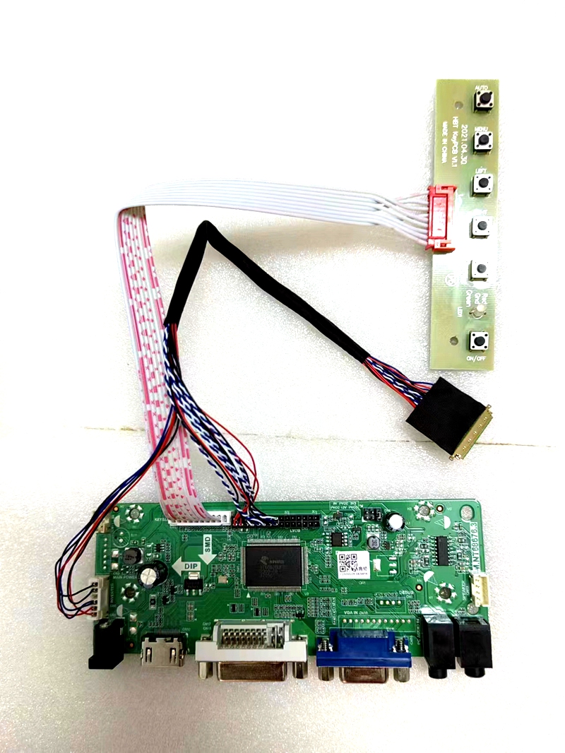 Yqwsyxl Kit de moniteur de carte de contrÃ´le pour LTN133AT23 801 LTN133AT23-801 HDMI + DVI + VGA LCD Ã©cran LED pilote de carte contrÃ´leur n° 1