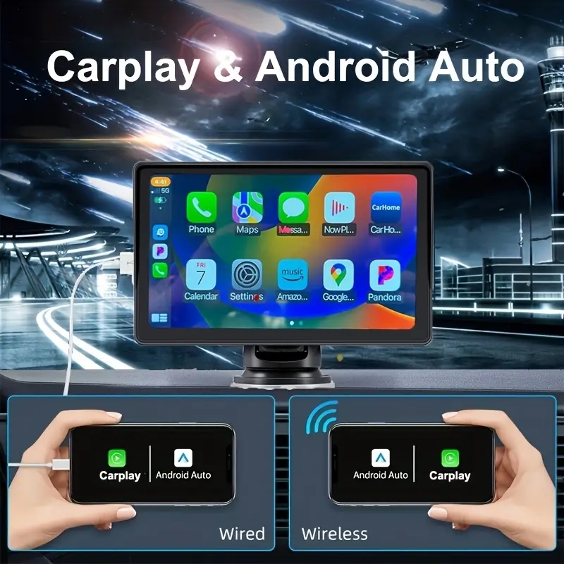 Autoradio MP5 avec Bluetooth, Android, Auto, Sans fil, Apple Carplay, RÃ©cepteur stÃ©rÃ©o, DVD, 2Din, Limitation automobile, 7/9 n° 2