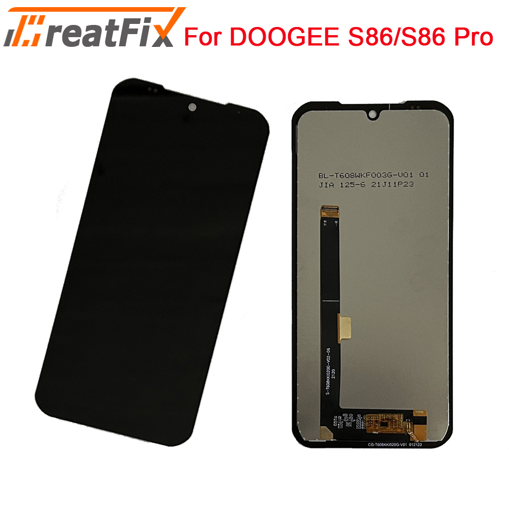 DOOGEE-Ensemble Ã©cran tactile LCD S86 Pro, verre de remplacement, capteur LCD, original, nouveau, 6.1 n° 1