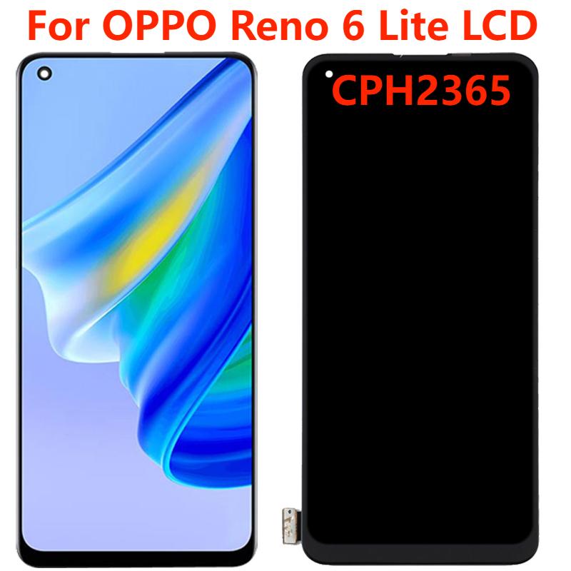 Ensemble Ã©cran tactile LCD AMOLED avec chÃ¢ssis, 6.43 pouces, pour Oppo Reno6 Lite CPH2365, original n° 1