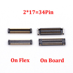 Connecteur FPC pour Ã©cran LCD Ã  34 broches, pour Huawei P40 Lite 5G/P30 Lite Honor 30S 20 20I/20 Pro/V20, port de prise flexible, 2 piÃ¨ces small picture n° 1