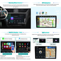 Autoradio Android 13, Navigation GPS, CamÃ©ra, Carplay, StÃ©rÃ©o, Lecteur DVD, 4G, Wifi, Limitation, pour Voiture Renault Clio 3 (2005-2014) small picture n° 4