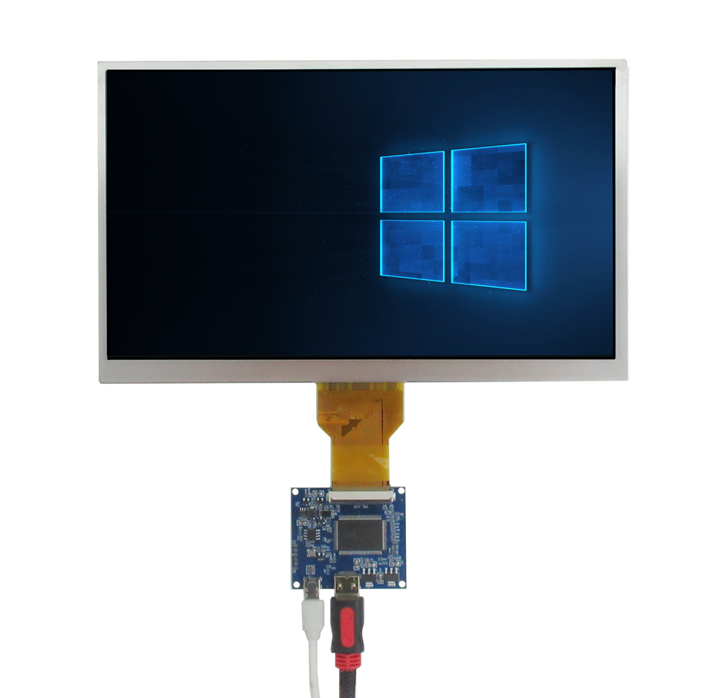 Ã‰cran LCD de 10.1 pouces, 1024x600, moniteur de commande, carte de pilote, Mini HDMI, Compatible avec Banana,Raspberry Pi, 1 2 3 piÃ¨ces n° 1