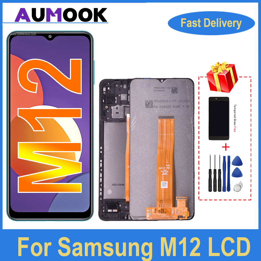 Remplacement de l'assemblage d'affichage de HÃ©bergements eur d'Ã©cran tactile d'affichage Ã  cristaux liquides d'origine pour Samsung Galaxy M12 M127 SM-M127F/DSN M127Joy/ G n° 1