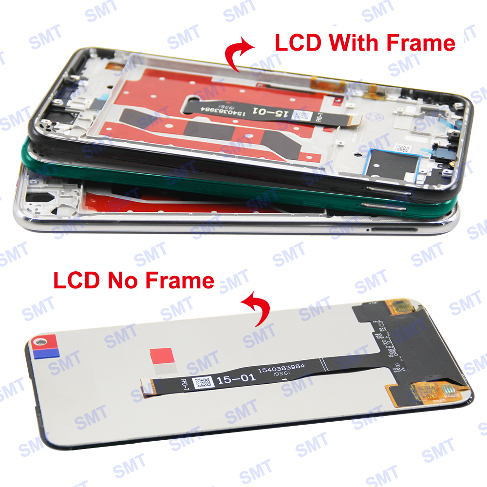 Bloc Ã©cran tactile LCD AMOLED de remplacement, avec chÃ¢ssis, pour Huawei P40 Lite Nova 6 SE, original n° 2