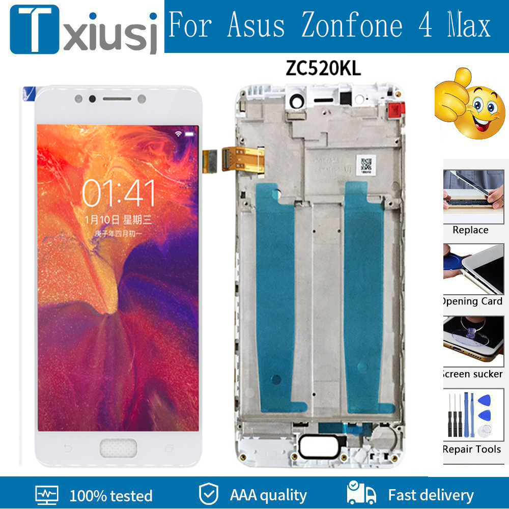 Ensemble Ã©cran tactile LCD de remplacement, 5.2 pouces, pour Bali Zenfone 4 Max ZC520KL X00HD, outils gratuits n° 1