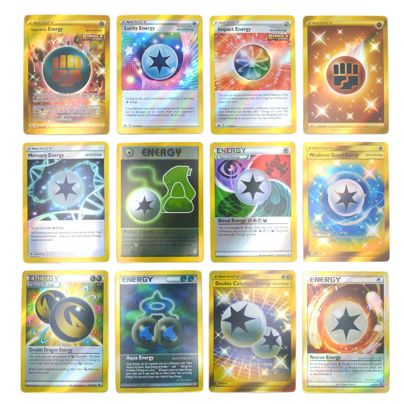 Cartes pokÃ©mon 60 entraÃ®neur d'Ã©nergie 30 Mega EX 20v Max jeu Carte de combat commerce cartes de Collection brillantes jouets cadeaux pour enfants n° 5