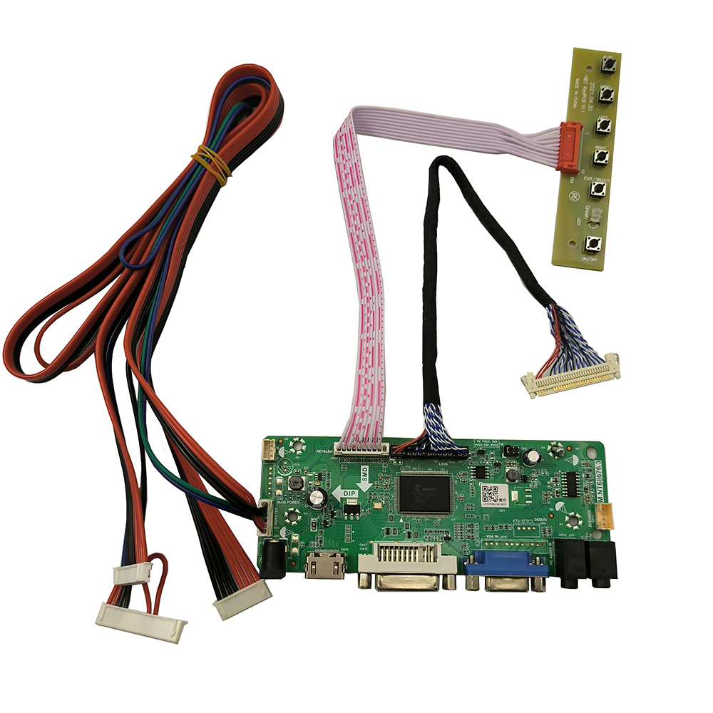 Kit moniteur pour LM240WU2-SLA1 LMKampWU2 (SL)(A1) LM240WU2-SLB1 24 HDMI + DVI + VGA LCD Ã‰cran LED ContrÃ´leur Carte Pilote n° 2