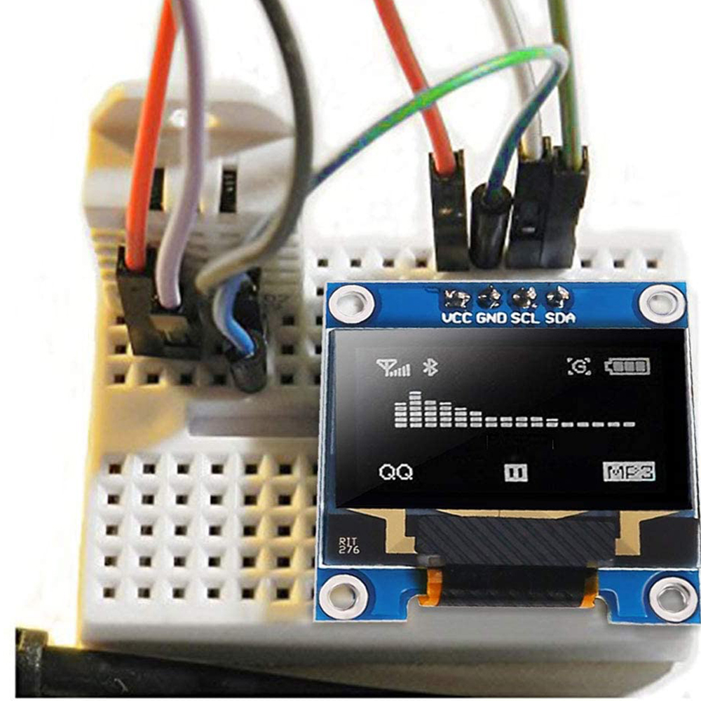 Ã‰cran OLED avec puce IIC sÃ©rie I2C, 0.96 pouces, 4 broches, technologie 12864, 128x64, LCD SSD1306, 6 piÃ¨ces n° 2