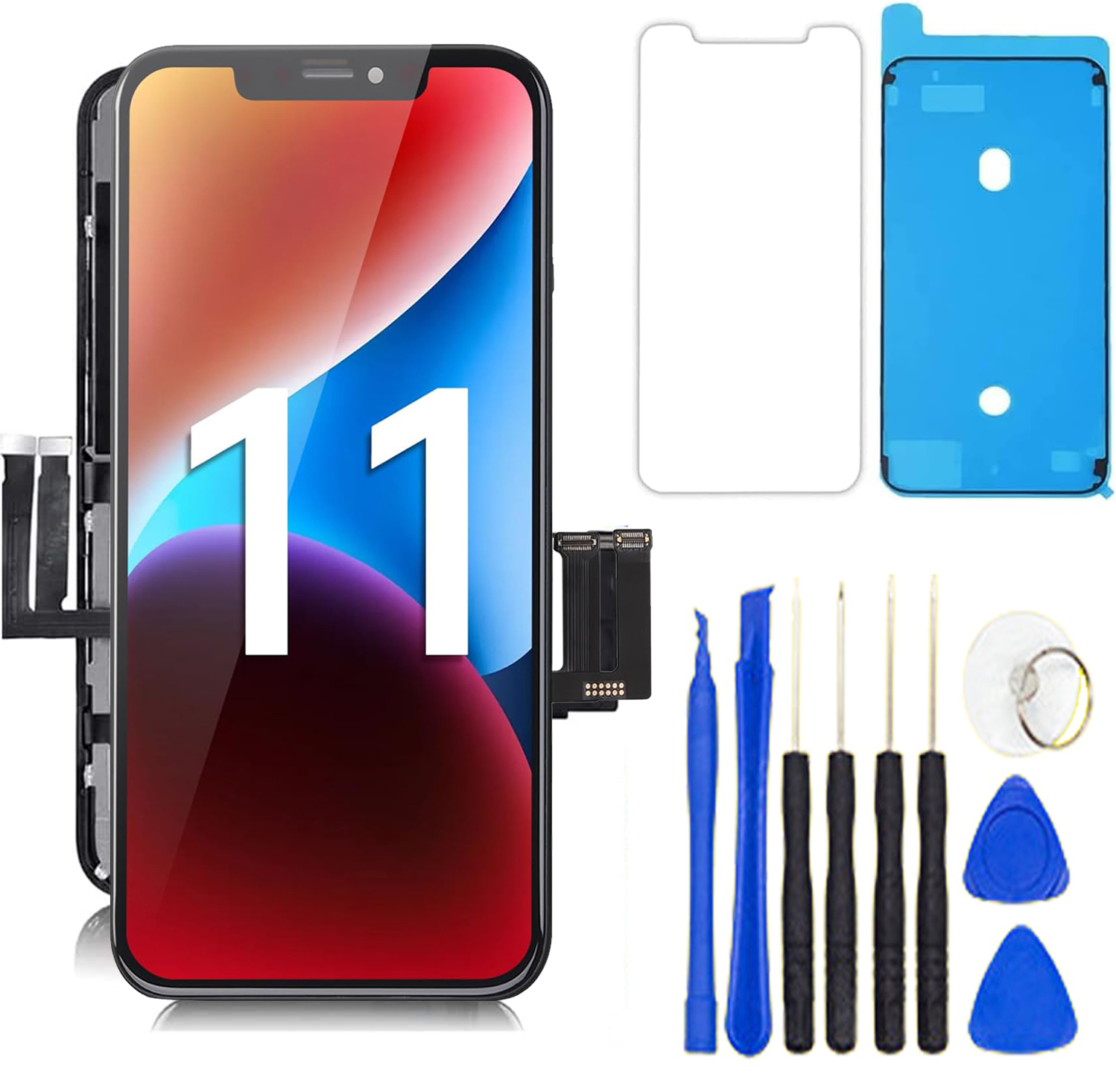 Incell Pantalla-Bloc Ã©cran tactile LCD OLED 3D de remplacement, pour iPhone 11 n° 1