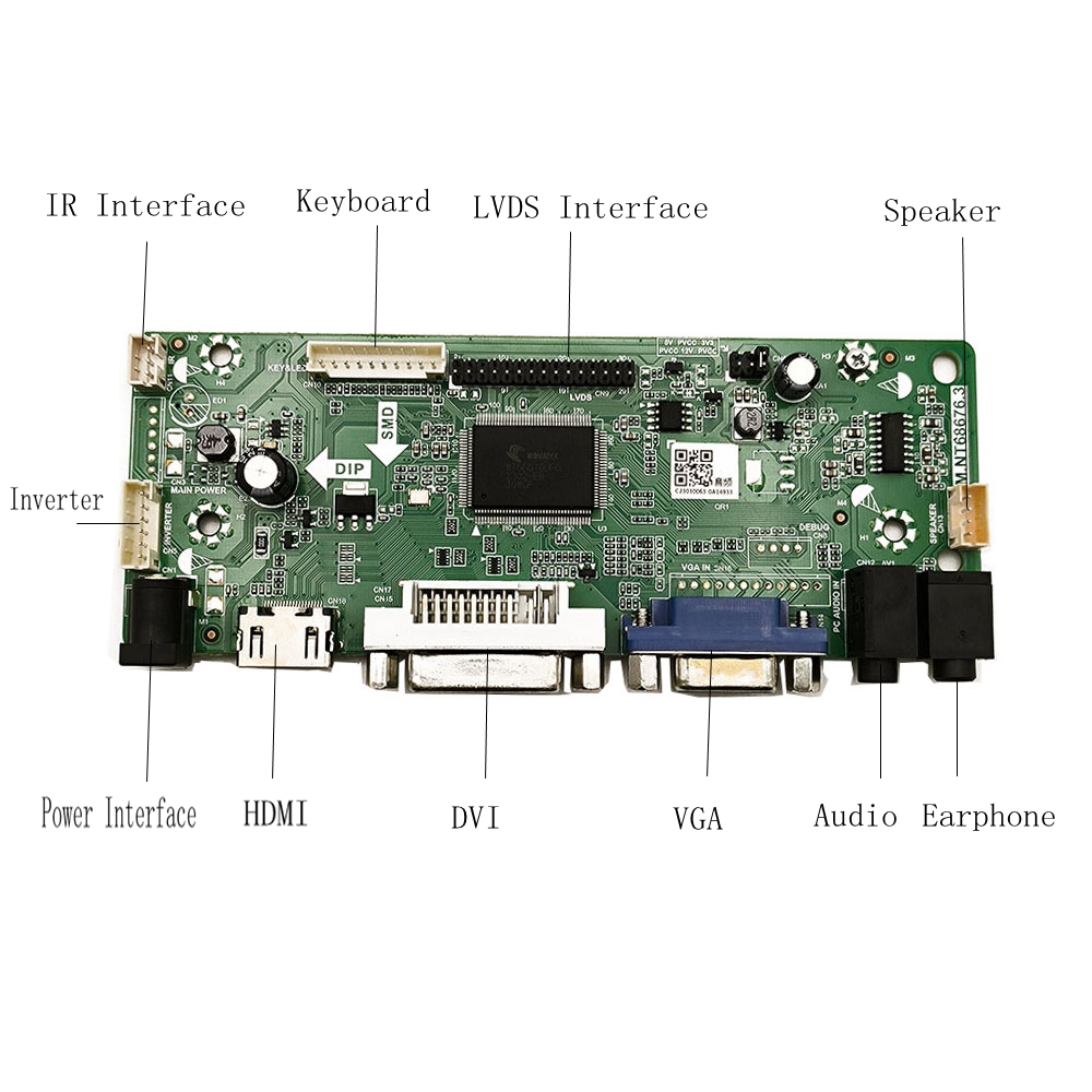 N156BGE-L31 N156BGE-L41 1366x768 LCD LED Ã‰cran HDMI + DVI + VGA Carte ContrÃ´leur Pilote Moniteur Panneau n° 4