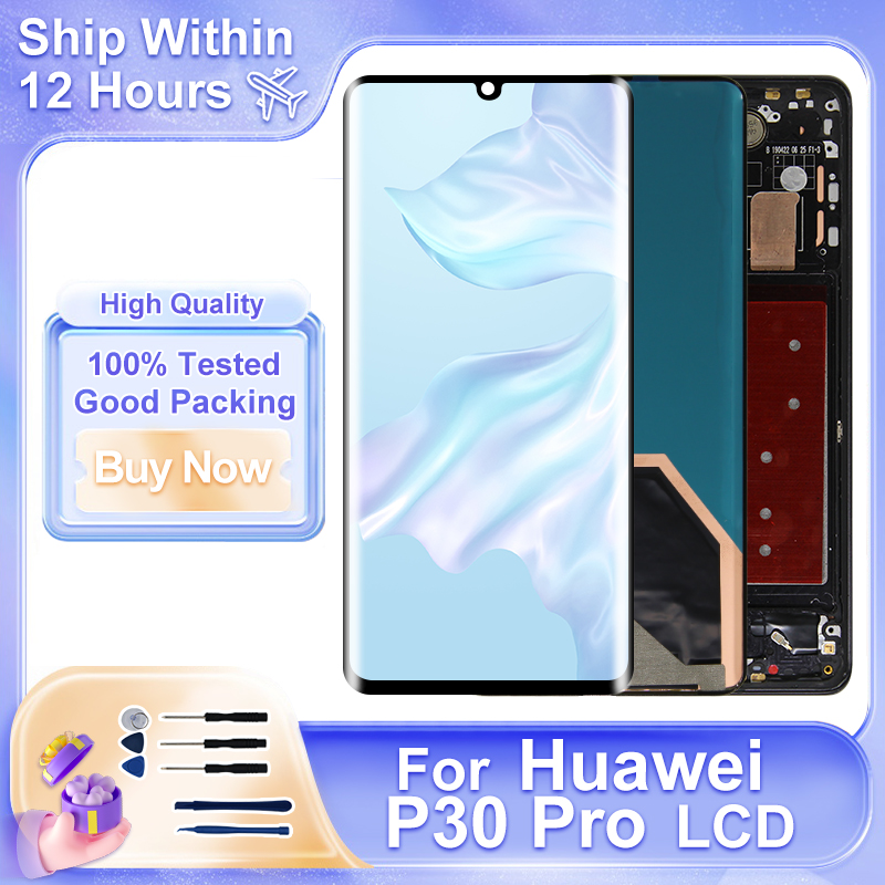 Original Pour Huawei P30 Pro LCD Ã‰cran Tactile Digitizer Pour Huawei VOG-L29 VOG-L09 VOG-L04 LCD PiÃ¨ces De Rechange n° 1